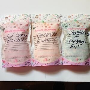 Pink Zebra Bath Soak & Bubbles Pink and Orange